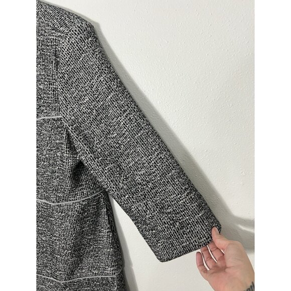 CABI The Times Long Tweed Blazer Jacket Size Medium - Picture 5 of 16